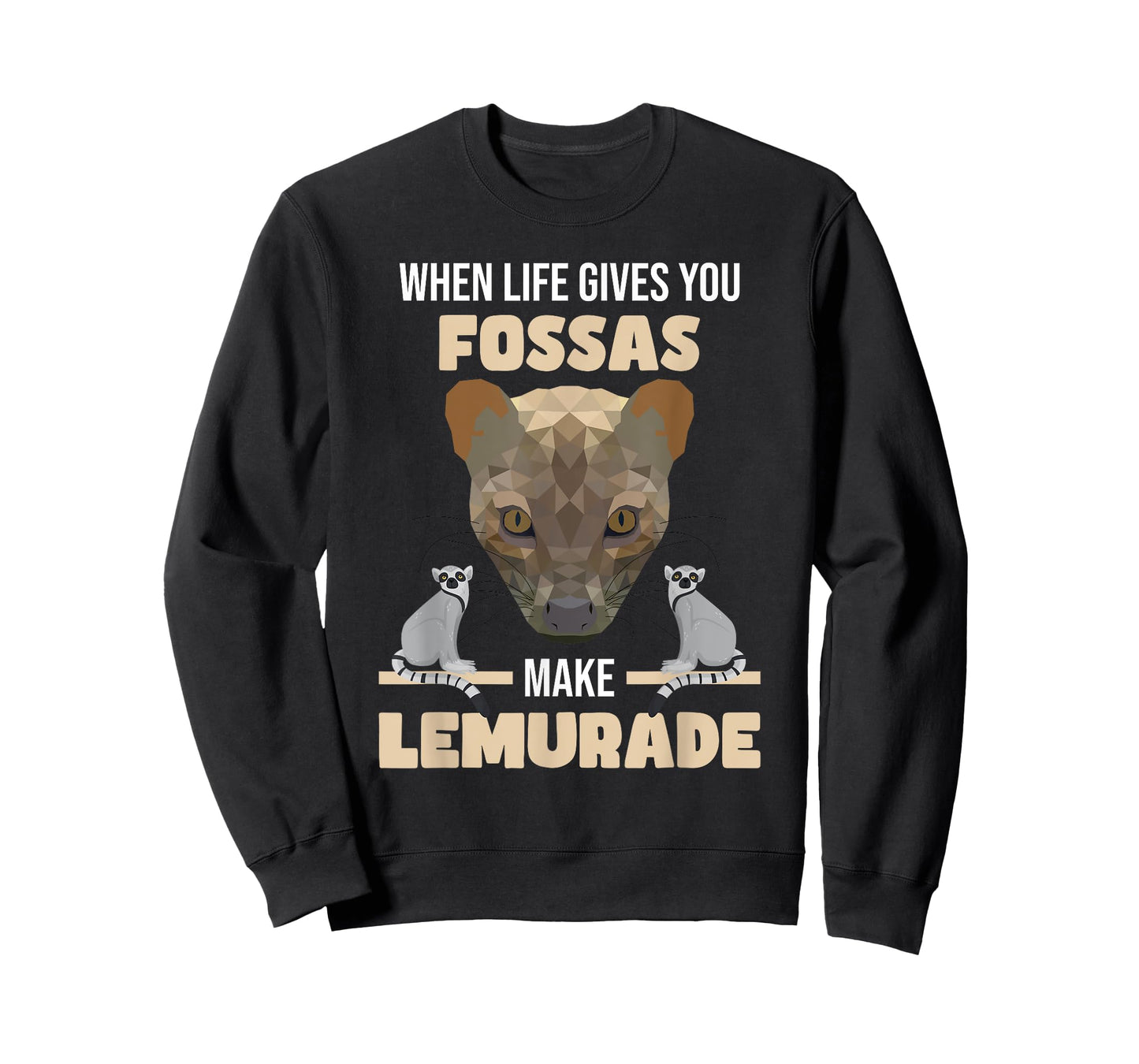 Fossa Hunting Lemurs | Carnivore Fossa Graphic | Madagascar T-Shirt