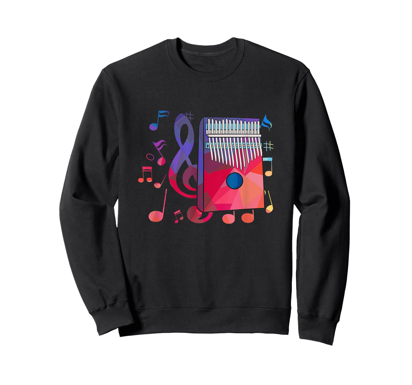 Colorful Idiophone Design for Kalimba Players T-Shirt