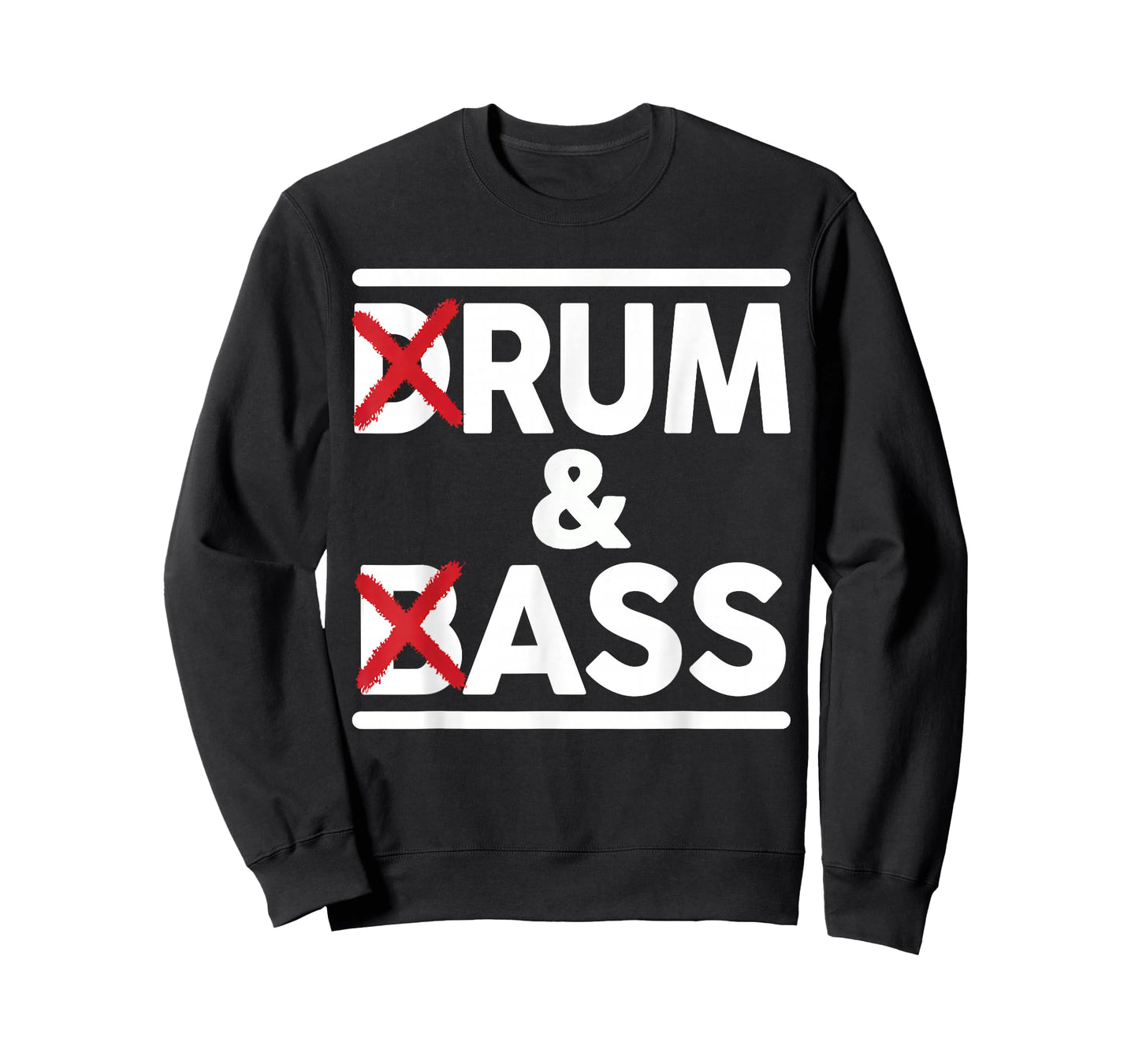 Drum & Bass Rum & Ass Funny Rave Party EDM DJ House Music T-Shirt