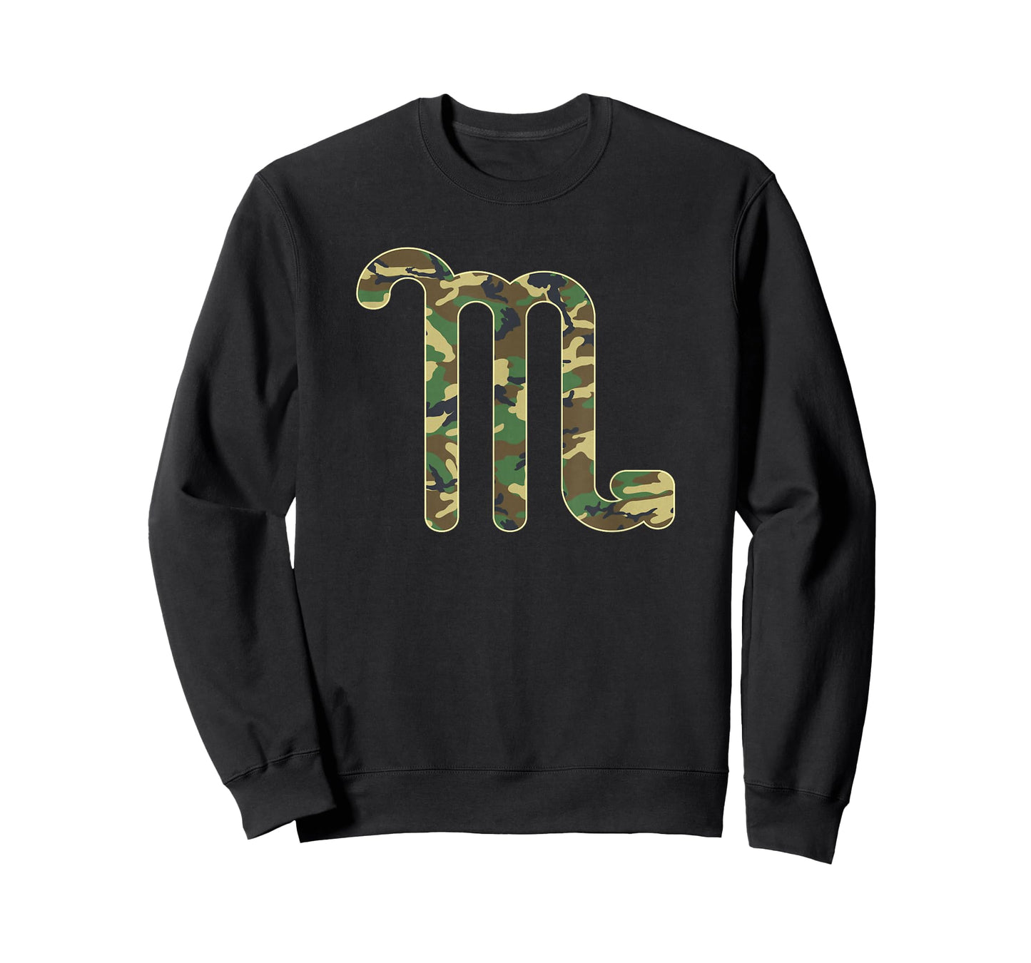 Scorpio Symbol Camo Birthday T-Shirt