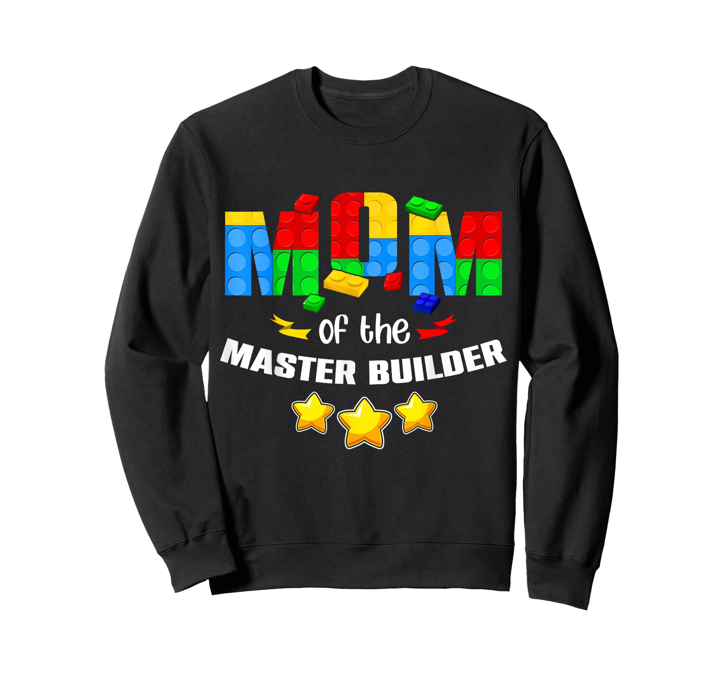 Mom Of The Master Builder Boy Block Toys Kids Brick Builder T-Shirt