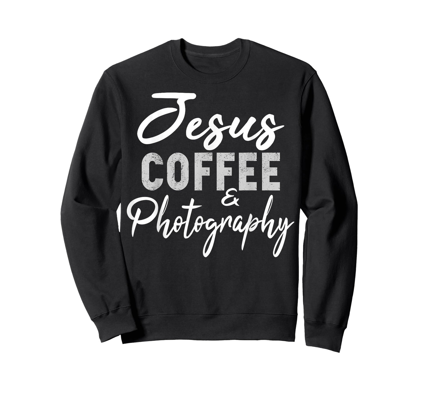 Jesus Coffee and Photography Funny Photographer Camera T-Shirt