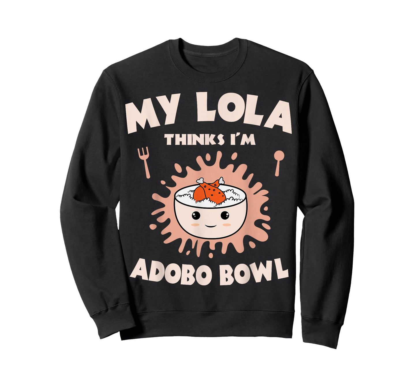 Adobo Bowl Chicken Lola Cuisine Philippine Flag Grandma T-Shirt