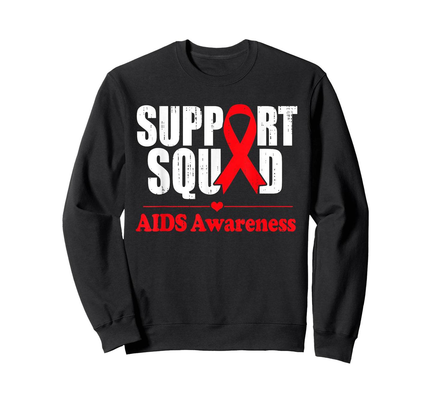 Aids Support Red Ribbon World Aids Day Hiv Aids Awareness T-Shirt