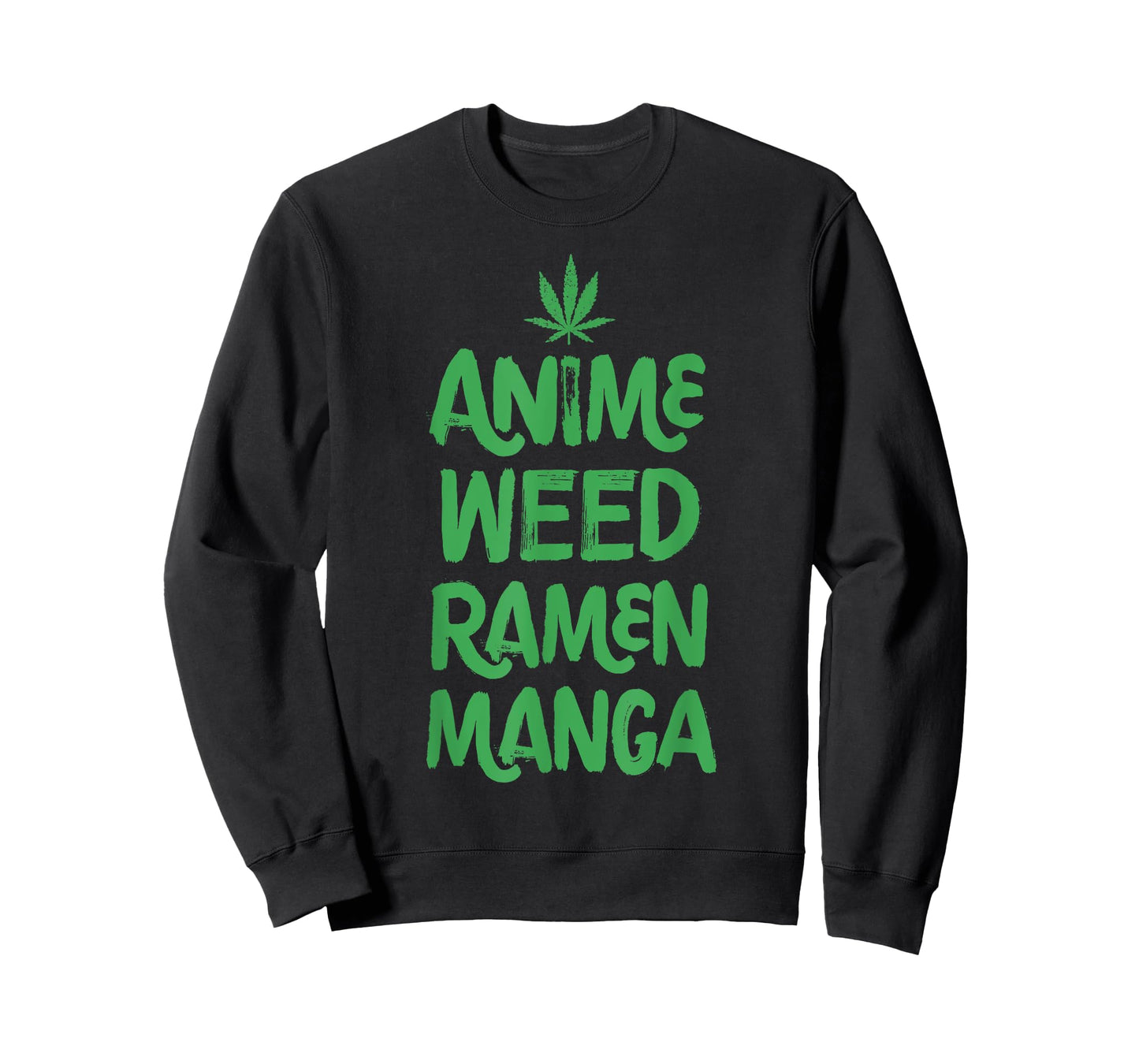Anime Weed Ramen Manga Marijuana Leaf Cannabis Funny Japan T-Shirt