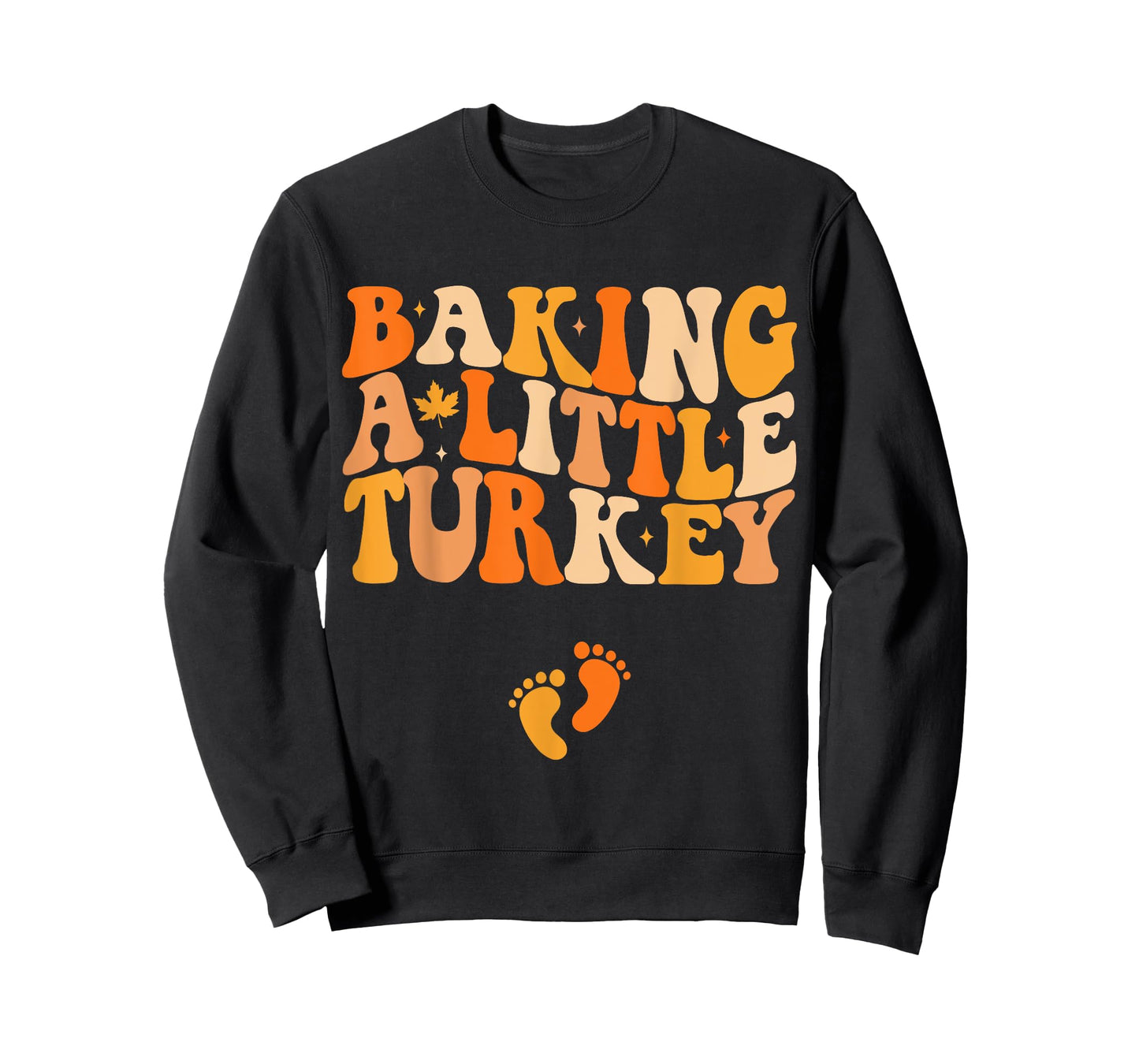 Baking A Little Turkey Thanksgiving Pregnancy Announcement T-Shirt