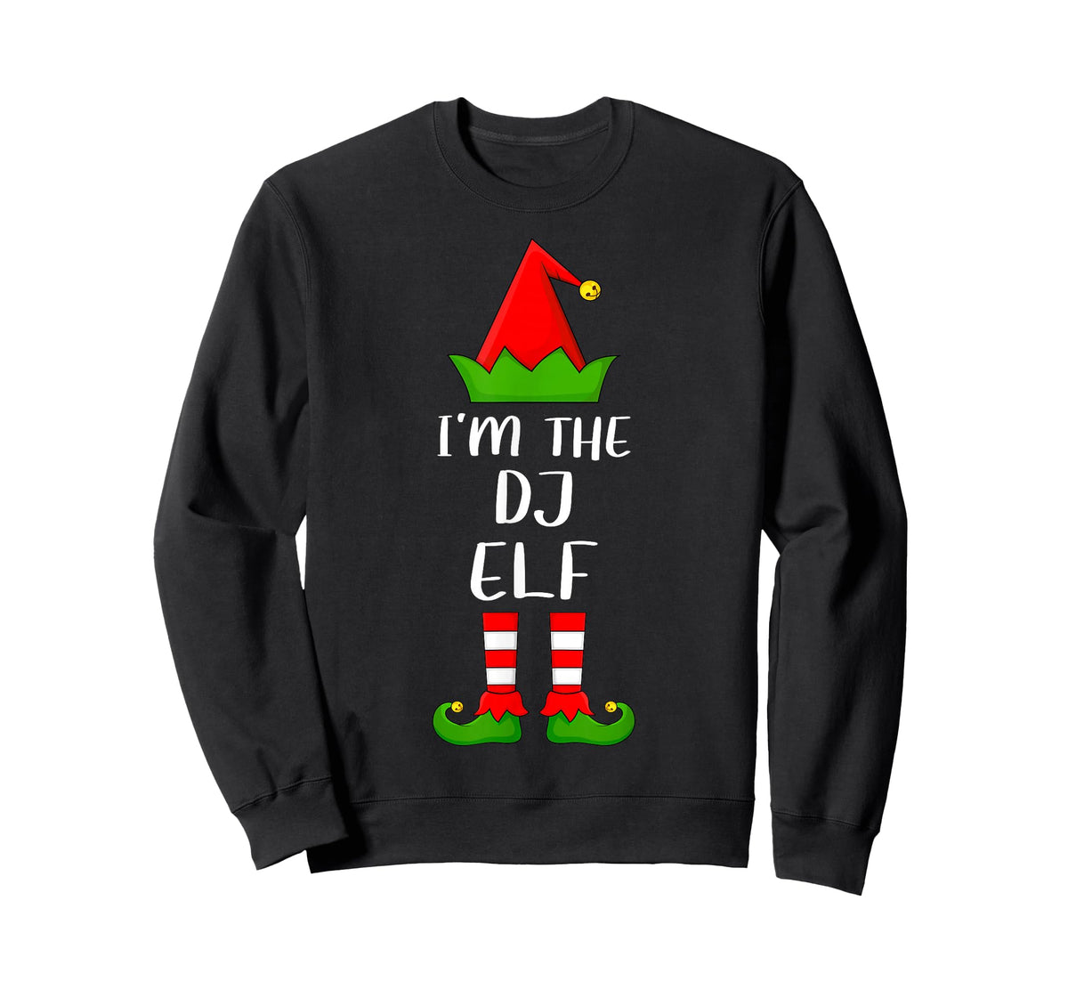 Funny Matching Family I'm The DJ Elf Christmas T-Shirt