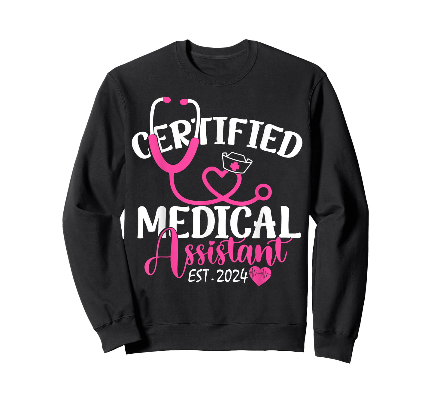 Certified Medical Assistant Est 2024 Graduation Graduate CMA T-Shirt