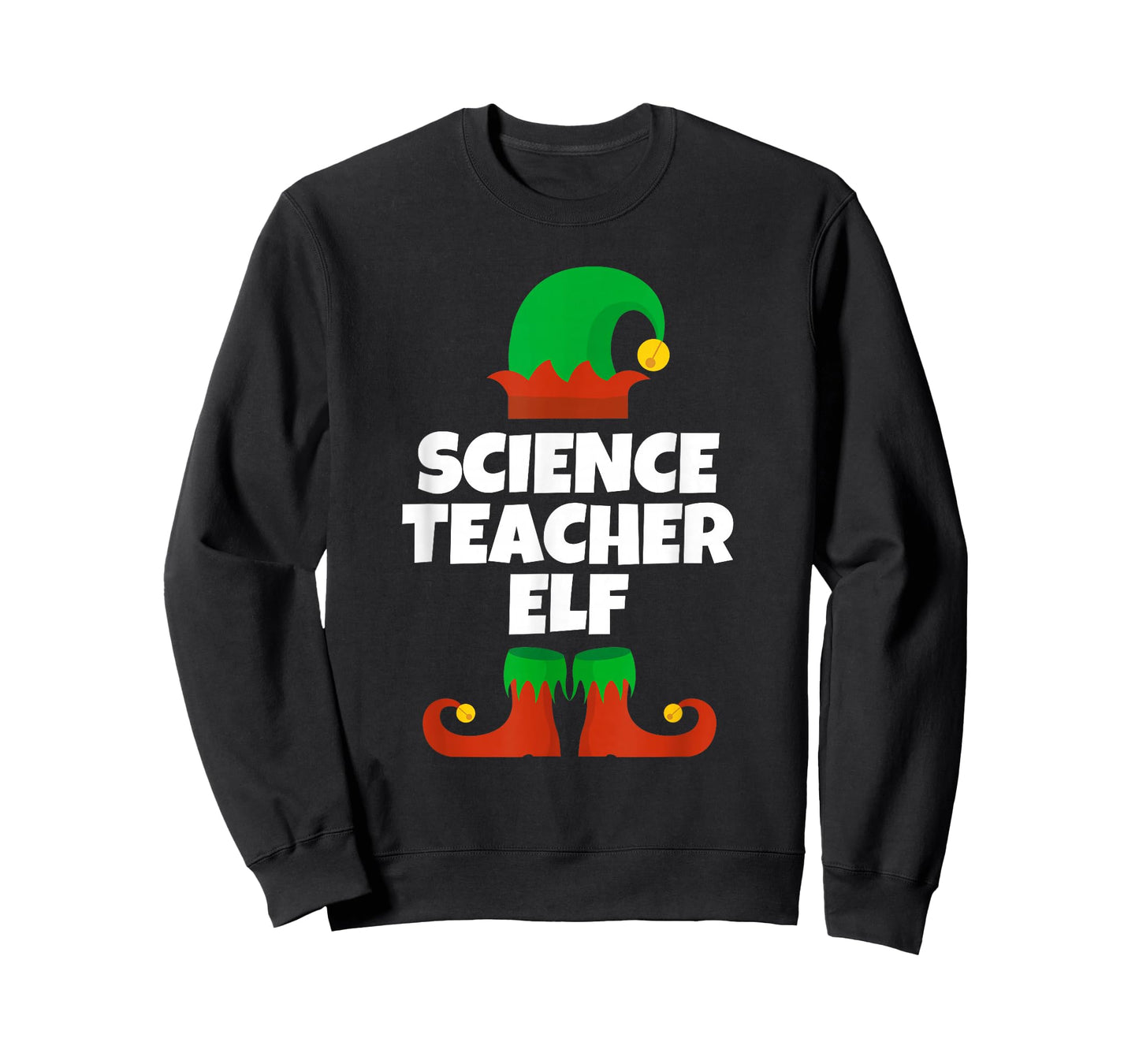 Christmas I'm The Science Teacher Elf Matching Xmas Pajama T-Shirt