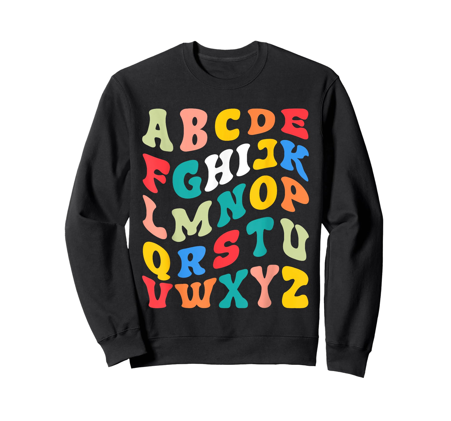 Alphabet Hi Back To School ABC Pre K Kindergarten Teacher Men Women Kids T-Shirt