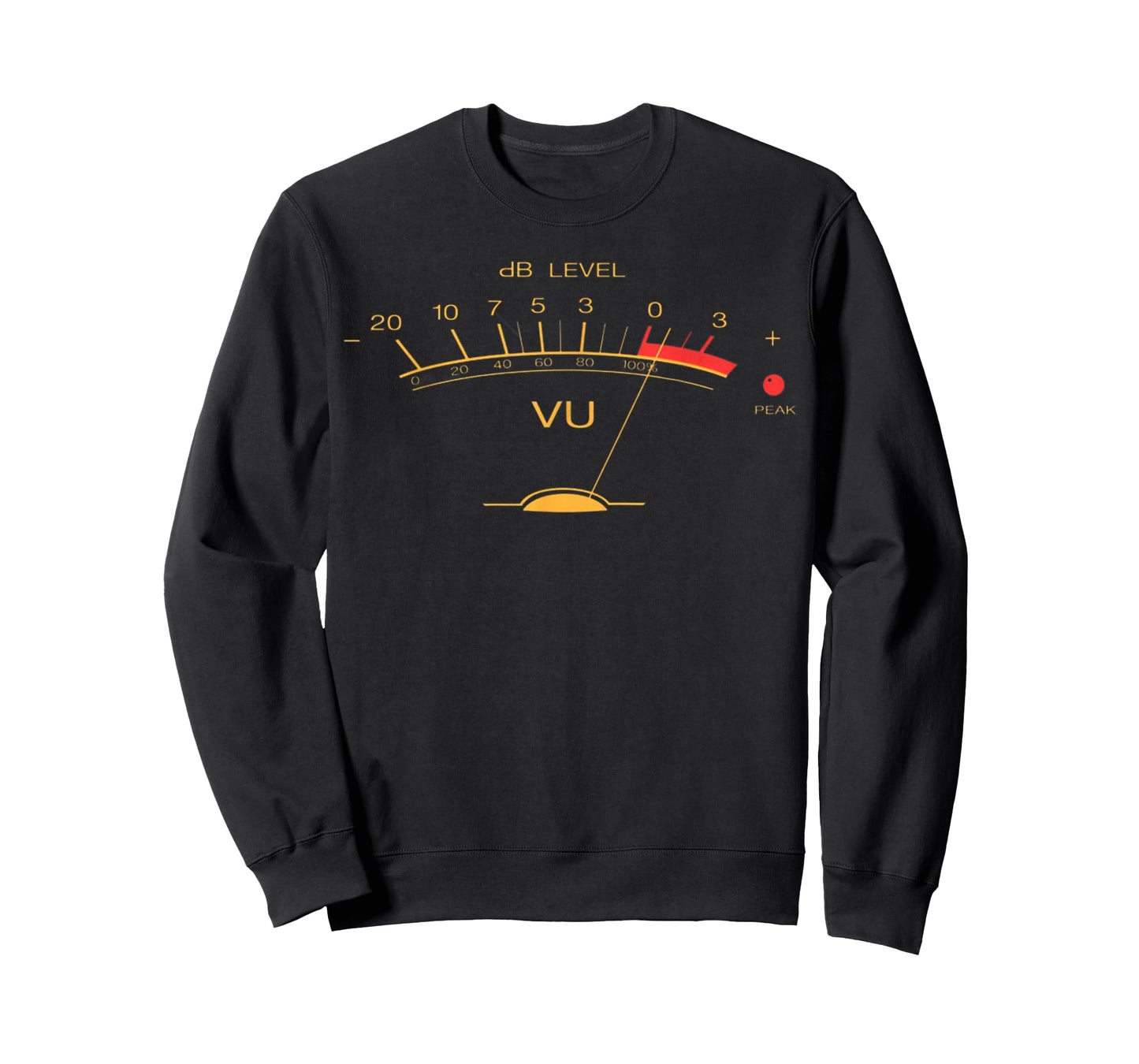 Audio Engineer Retro VU Meter Hi-Fi Vintage Stereo Music T-Shirt