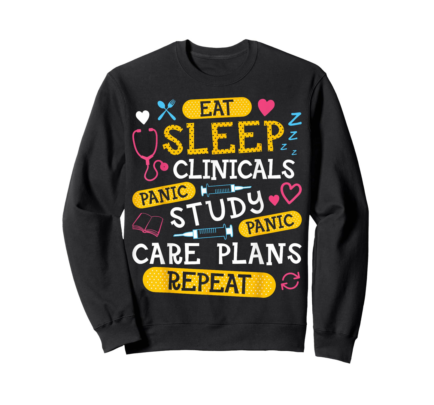 Clinicals Nurse Funny RN Nursing School Women CNA LPN Nurses T-Shirt