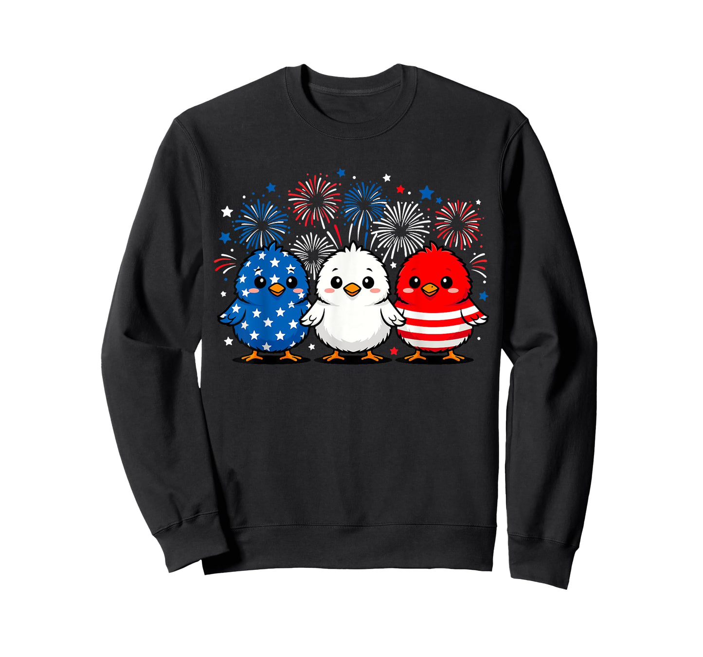 Chicks USA Flag Patriotic Chicken Lover 4th of July America T-Shirt