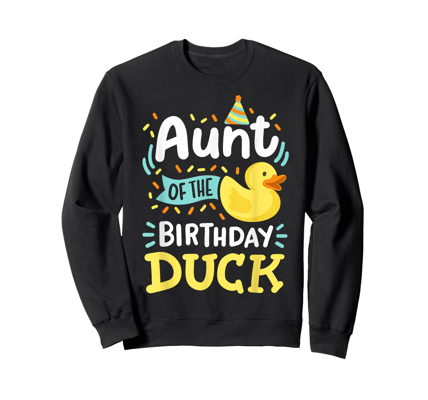 Aunt Of The Birthday Duck Boy Rubber Duck Bday Family T-Shirt