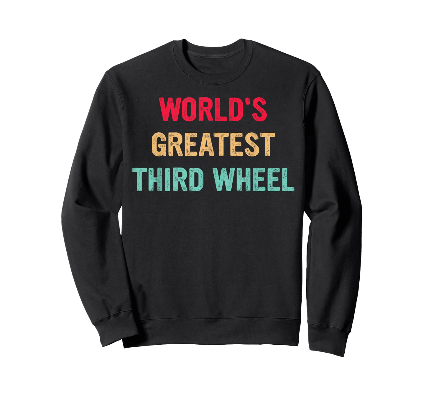 World's Greatest Third Wheel Funny Retro Vintage T-Shirt