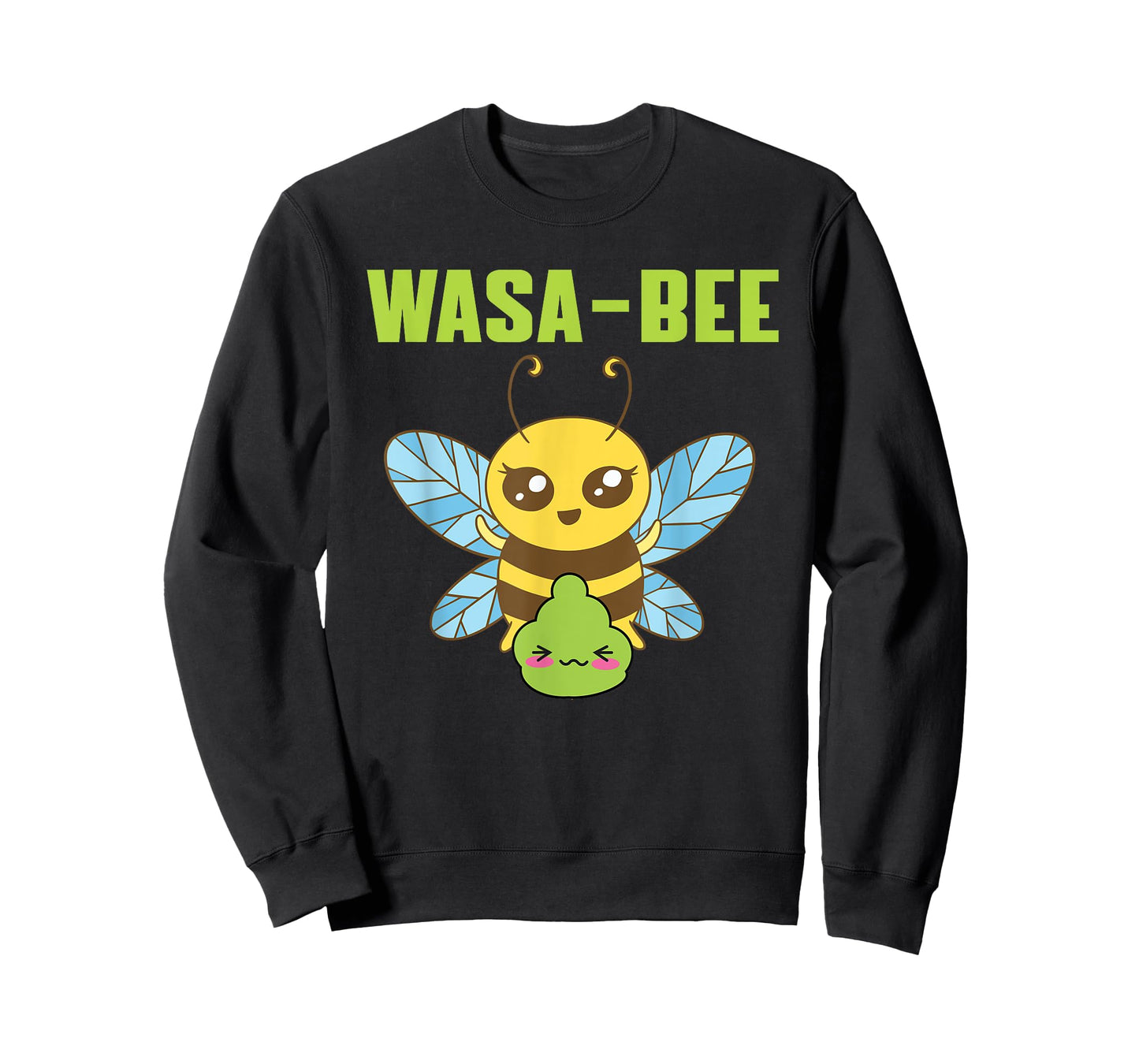 Cute Wasabi Bee Pun Costume Love Spicy Food Japan T-Shirt