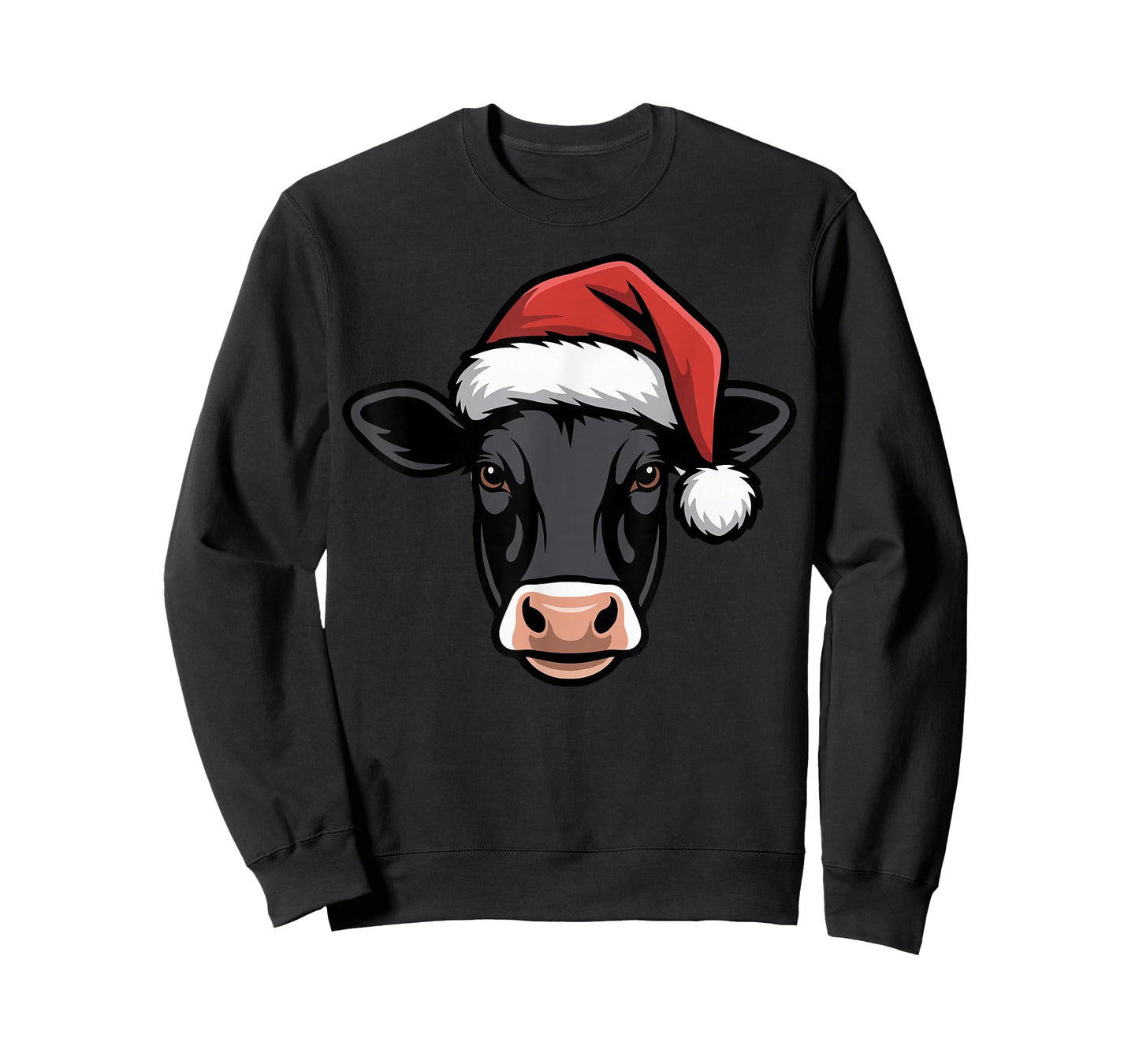Angus Cow Christmas Beef Cattle Ugly Xmas Sweater Festive T-Shirt