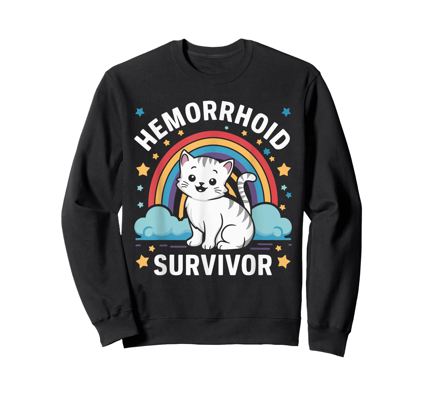 Hemorrhoid Survivor Cat T-Shirt for Men Women