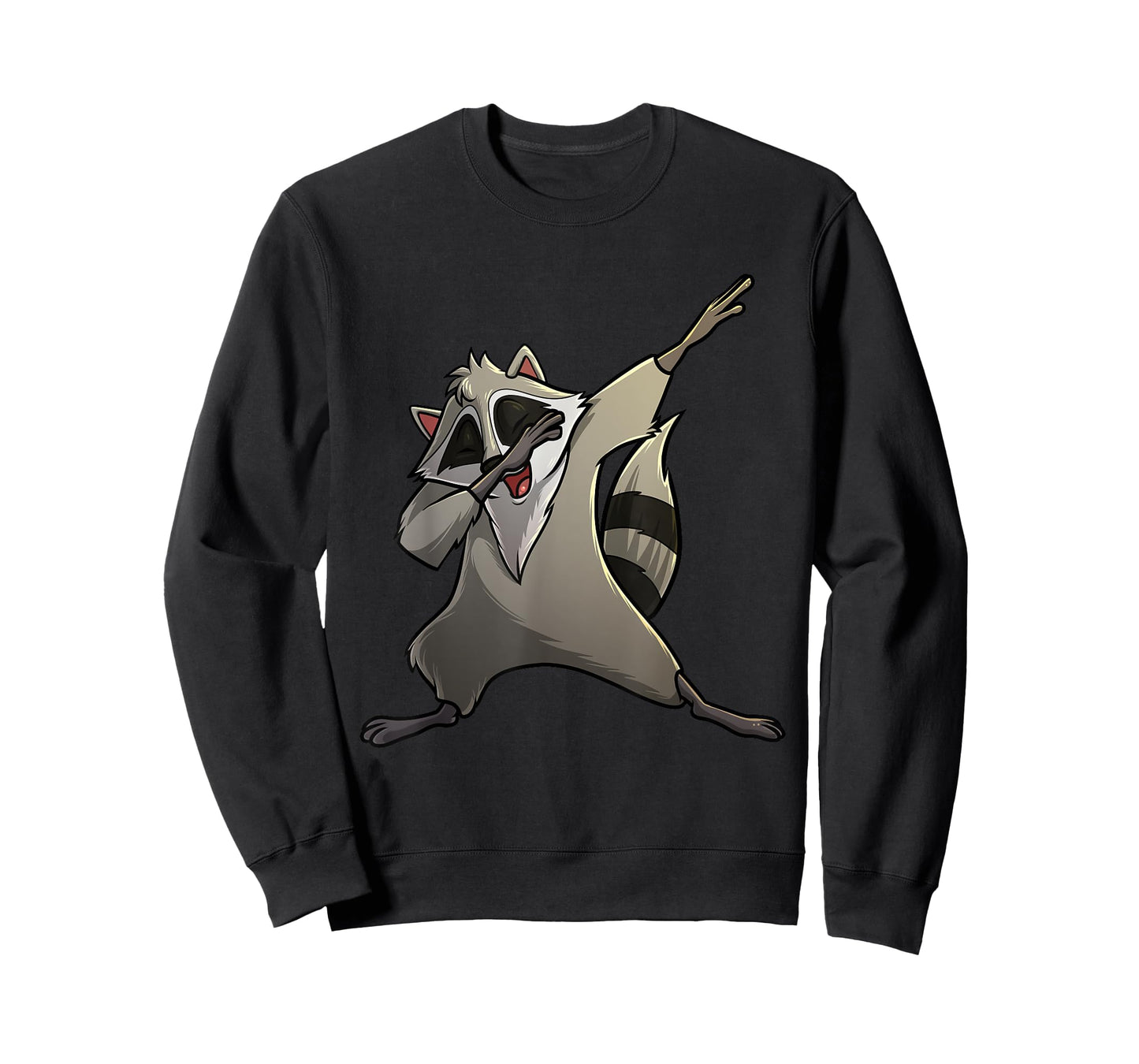 Funny Raccoon Gift For Kids Men Women Cool Dabbing Animal T-Shirt