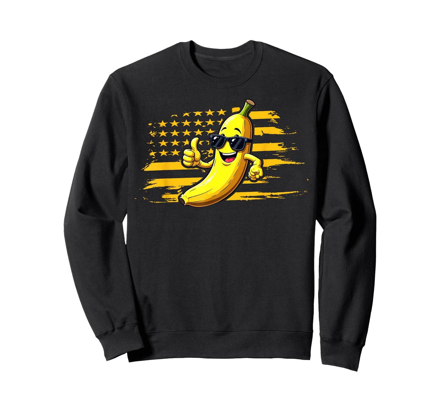 Graphic Bananas Proud Name Retro American Flag Bananas Lover T-Shirt