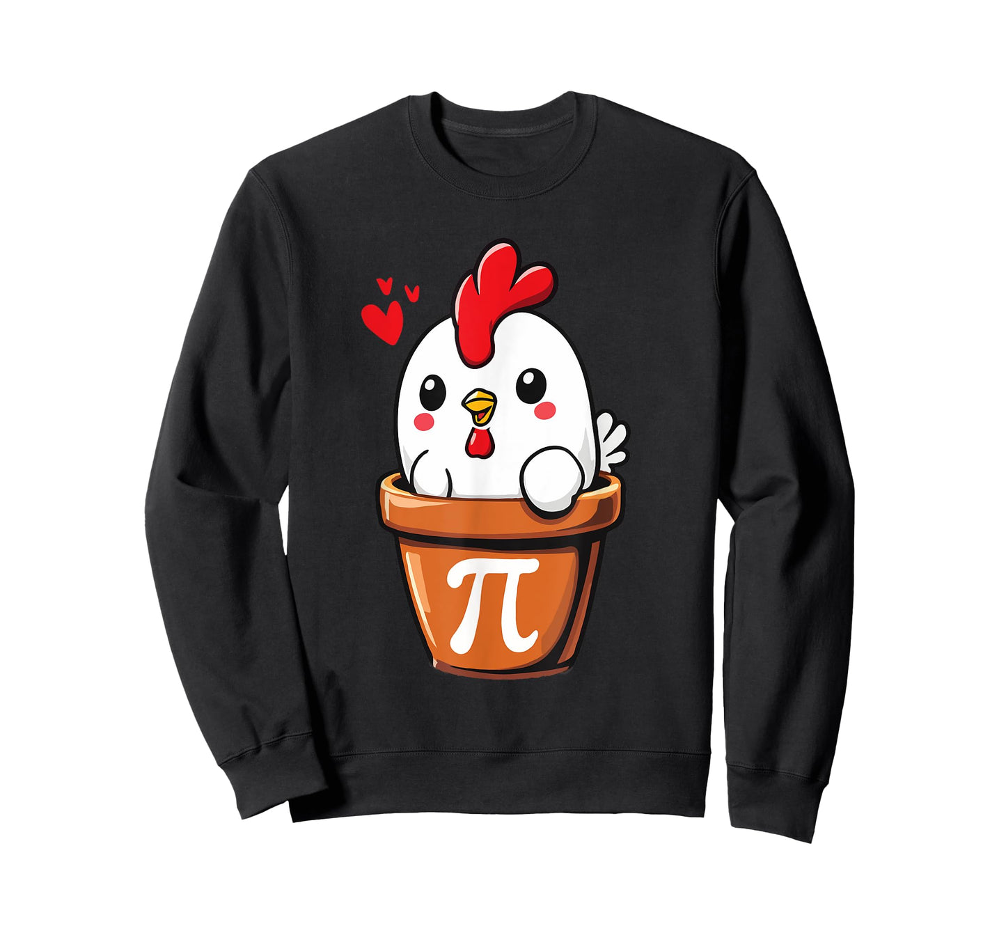 Chicken Pot Pie Funny School Math Puns Chicken Pot Pi T-Shirt