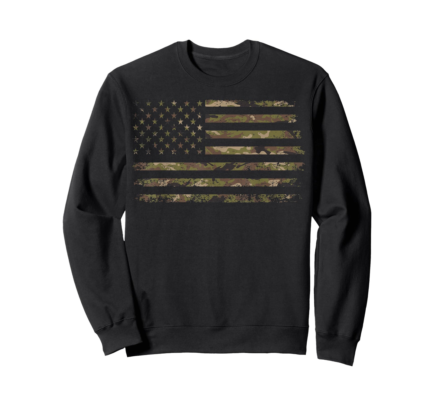 Camo American Flag USA Camouflage Men Boys Women Girls Kids T-Shirt