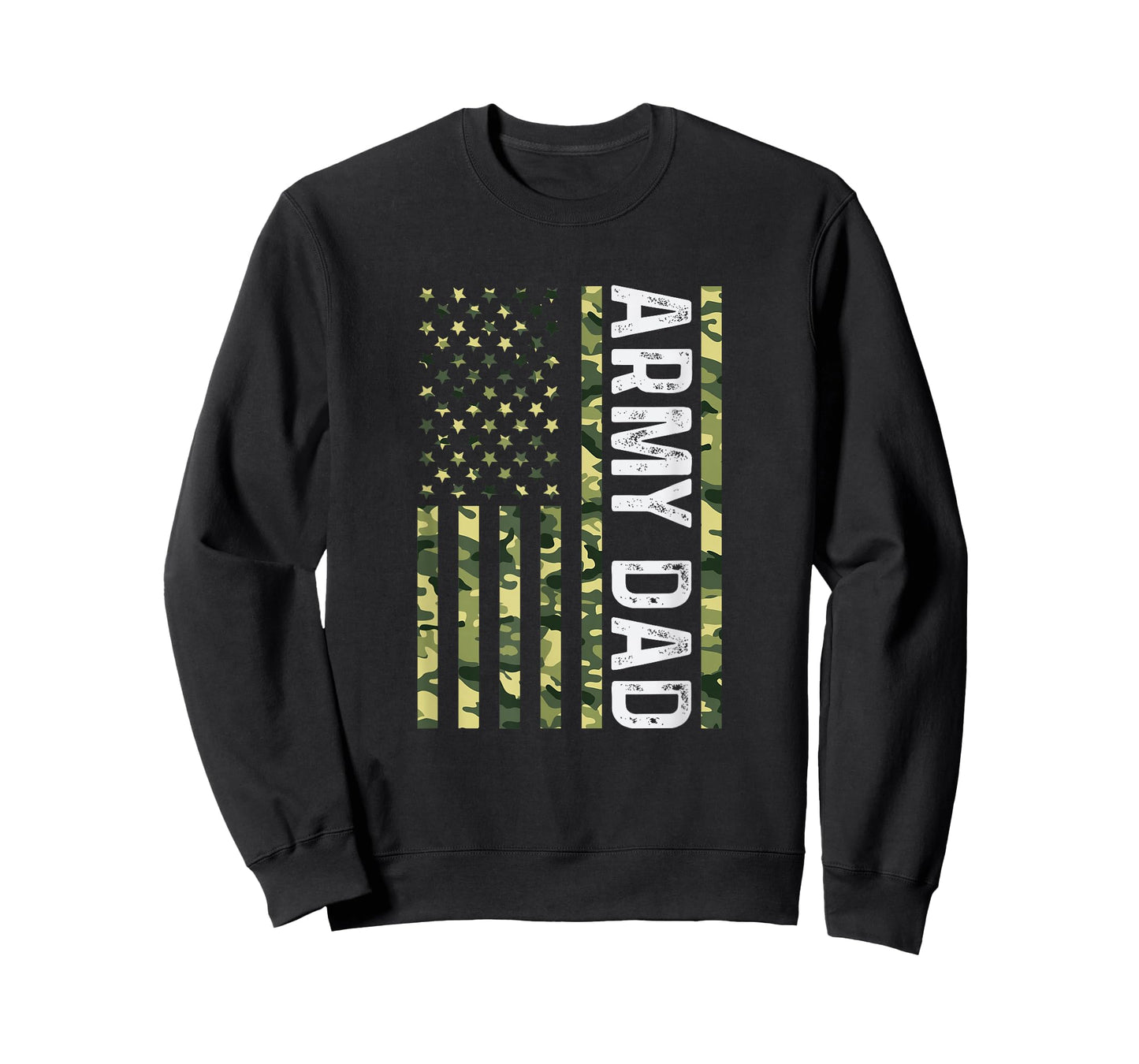 Proud Army Dad United States USA Flag for Father's Day T-Shirt