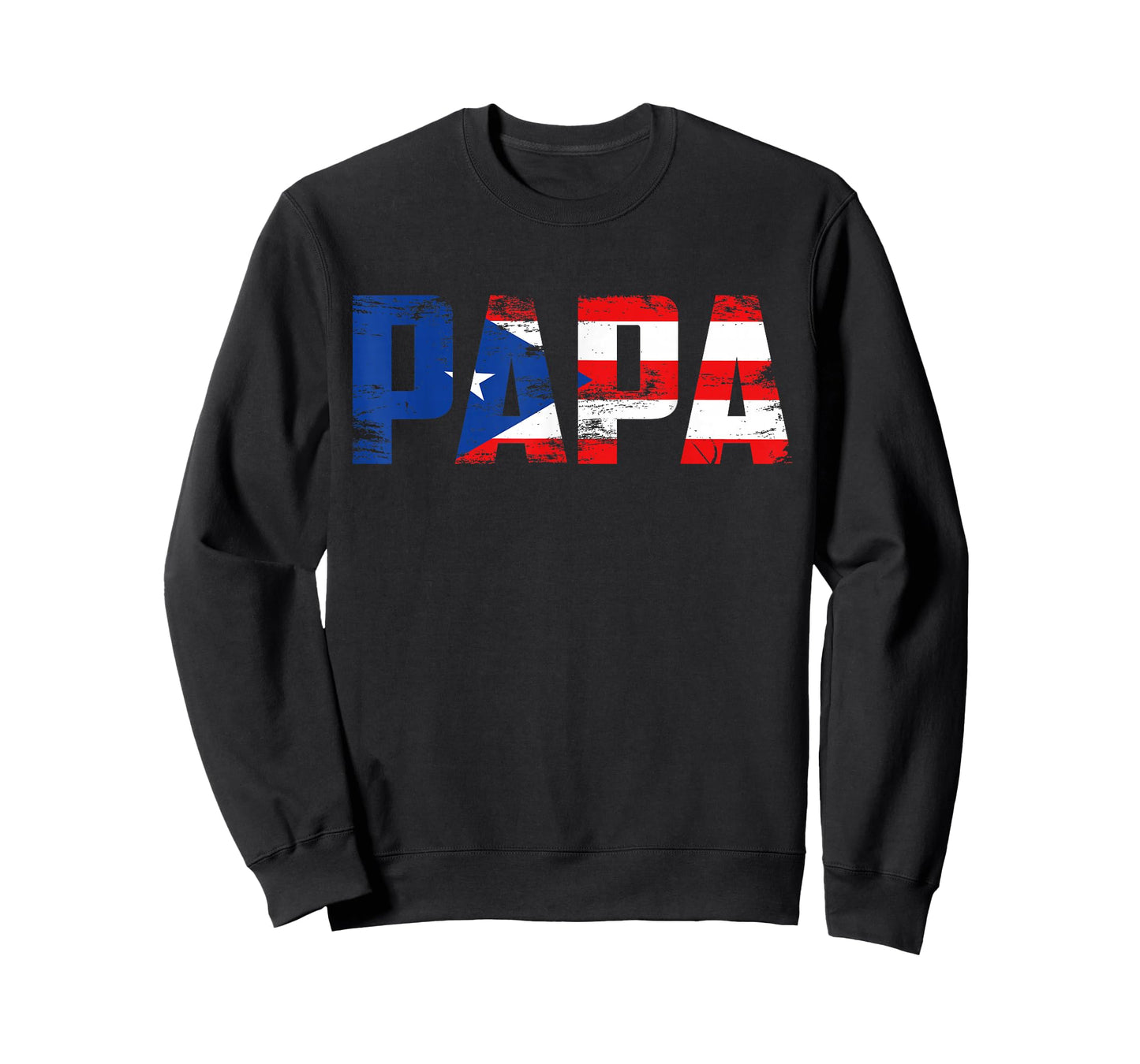 Papa Puerto Rico Flag Pride Fathers Day Puerto Rican Men T-Shirt