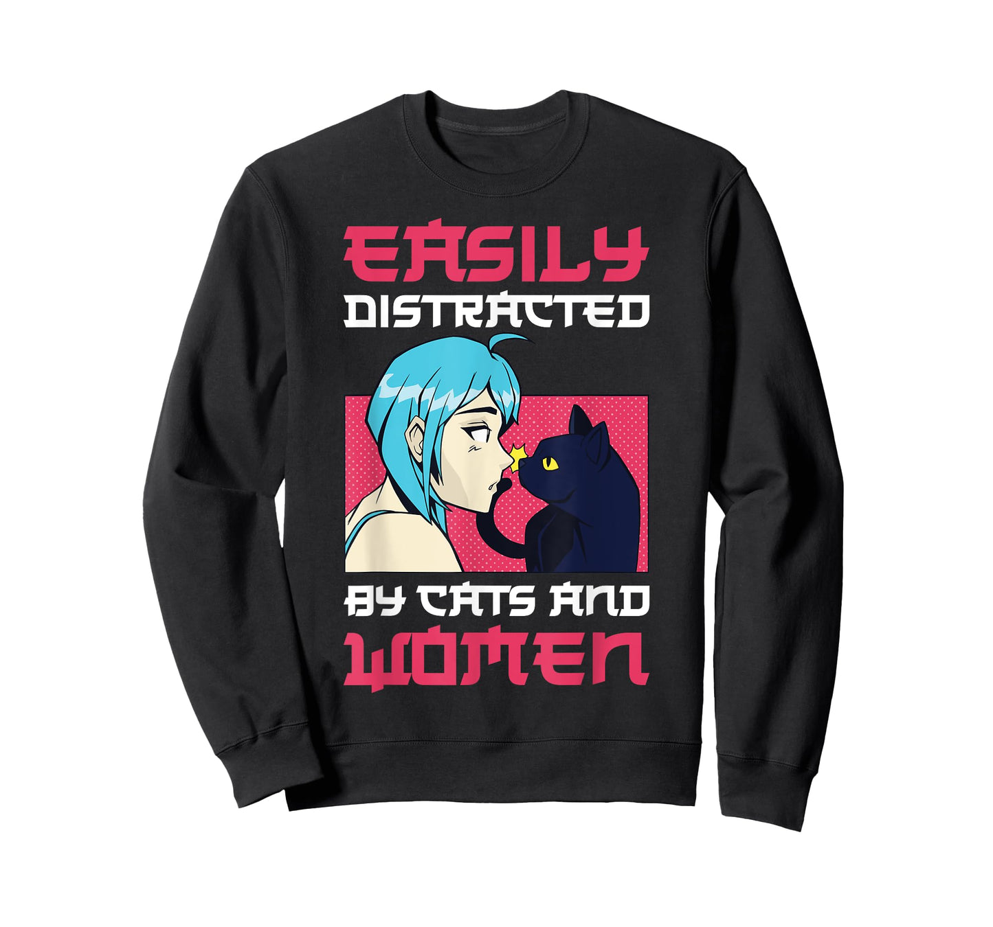 Easily Distracted By Cats And Women Lesbian T-Shirt