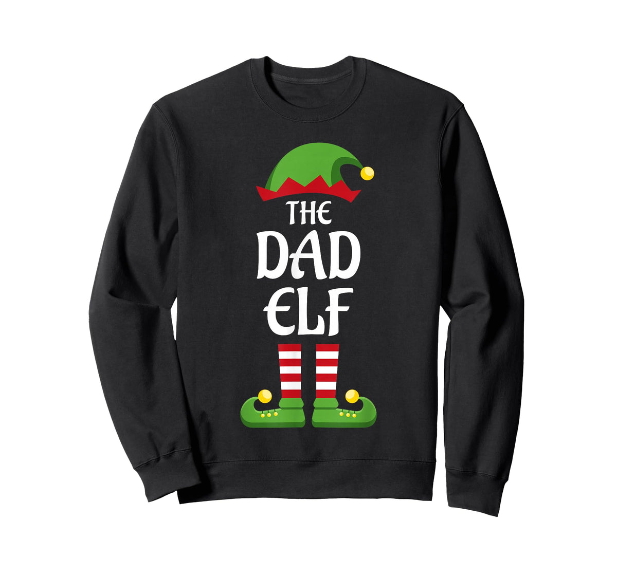 Dad Elf Family Matching Group Christmas Daddy T-Shirt