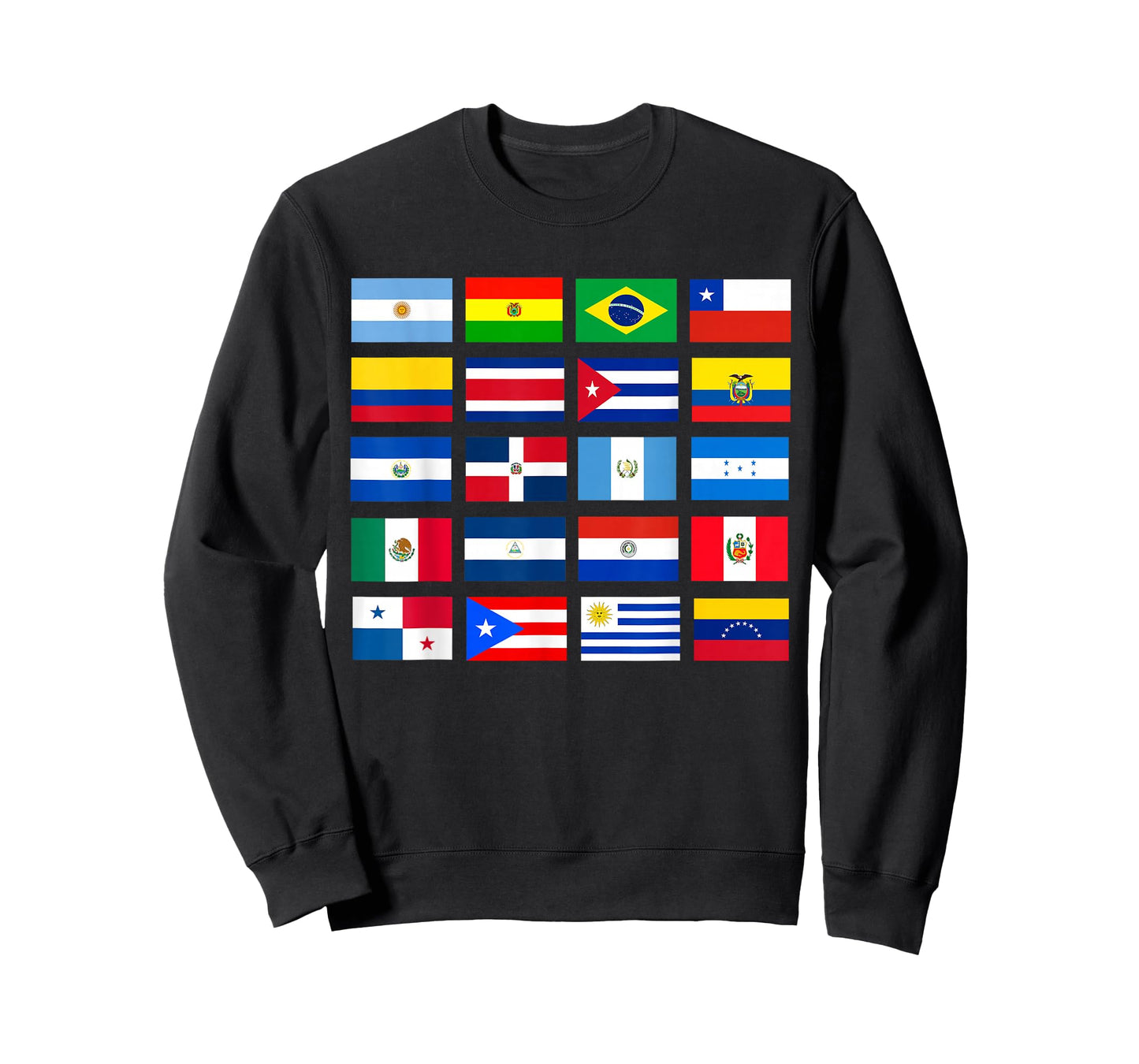 Latin American Flags Hispanic Heritage Month T-Shirt