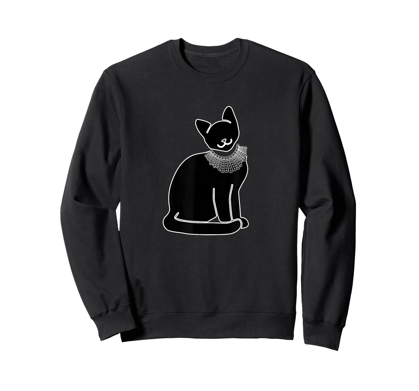 Cat with Ruth Bader Ginsburg Collar RBG T-Shirt