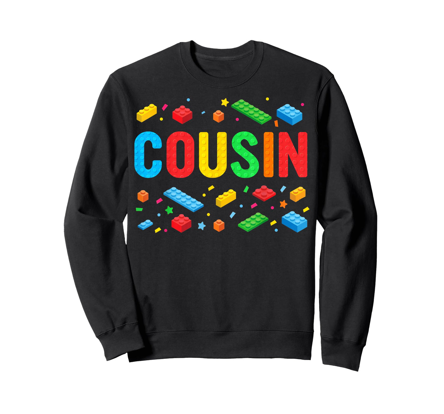 Cousin Master Builder Building Bricks Blocks Family Matching T-Shirt