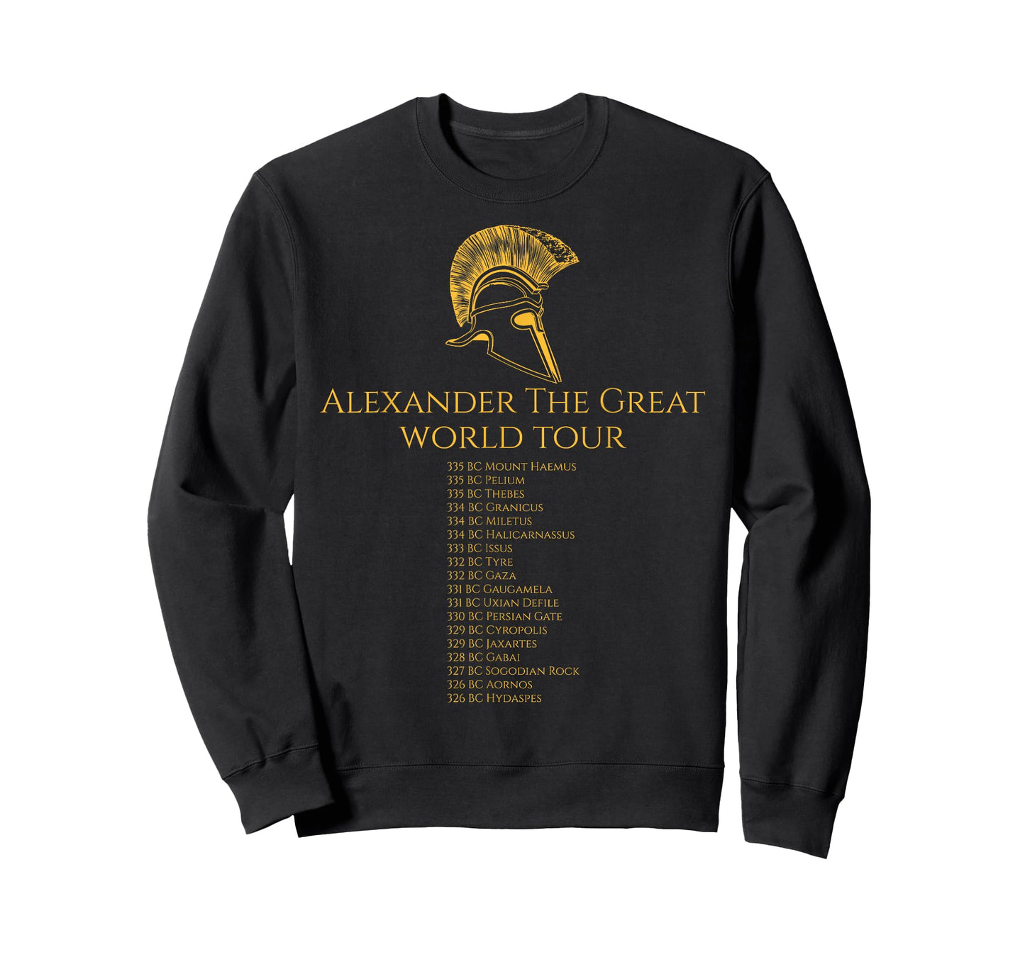Ancient Greek History - Alexander The Great World Tour T-Shirt Small