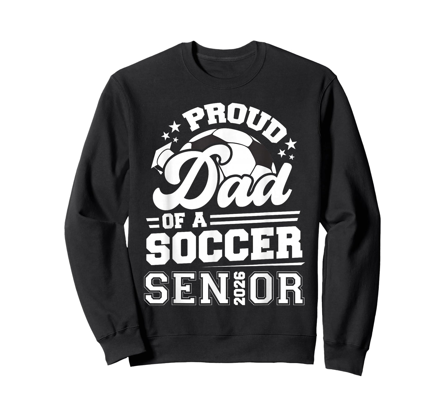 Proud Dad of A Soccer Ball Senior Class of 2026 Graduation T-Shirt