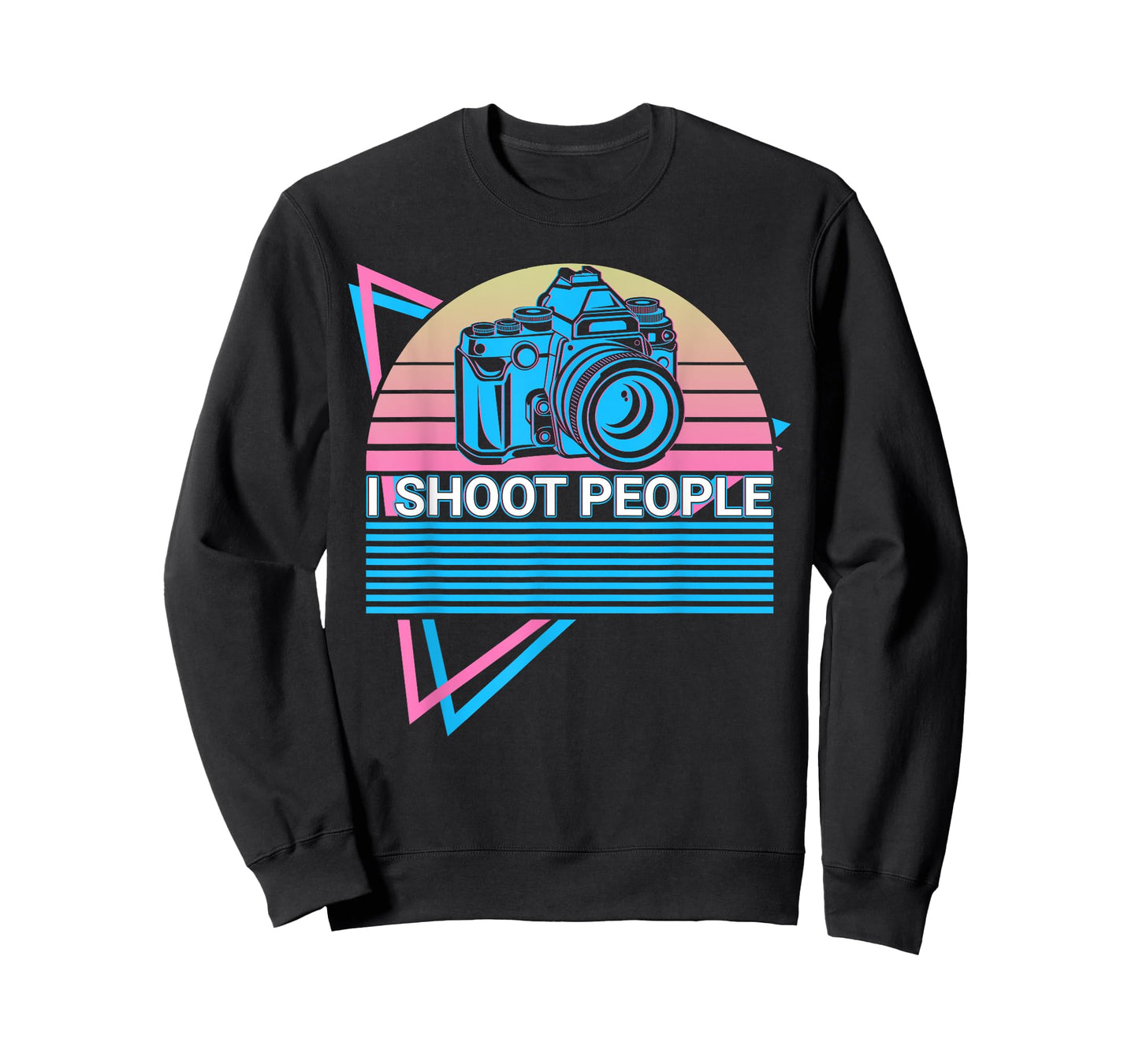 Camera Photography Photographer Retro I Shoot People T-Shirt