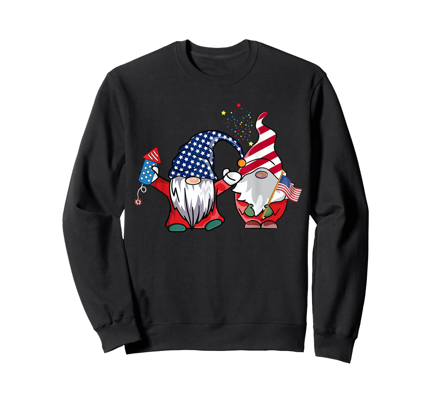 Gnome 4th of July American Flag Gnome T-Shirt