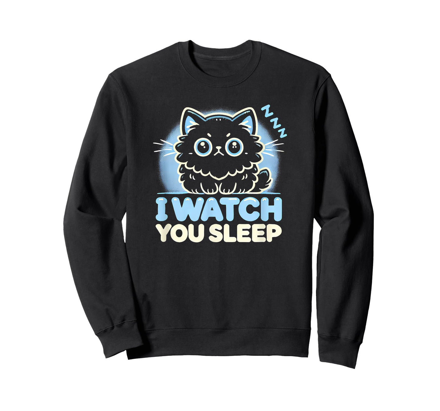 Funny Cat, I watch you Sleep, Love Cats T-Shirt
