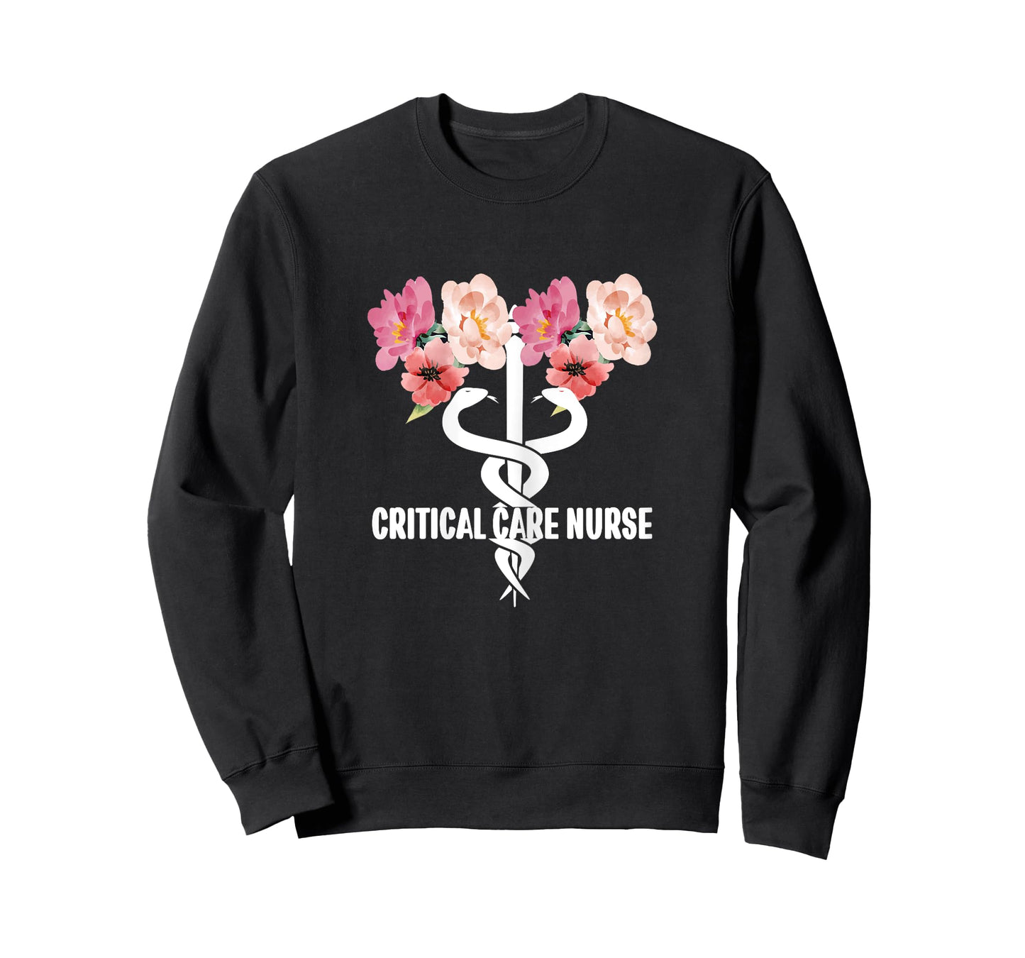 Critical Care Nurse Caduceus ICU RN Critical Care Nursing T-Shirt