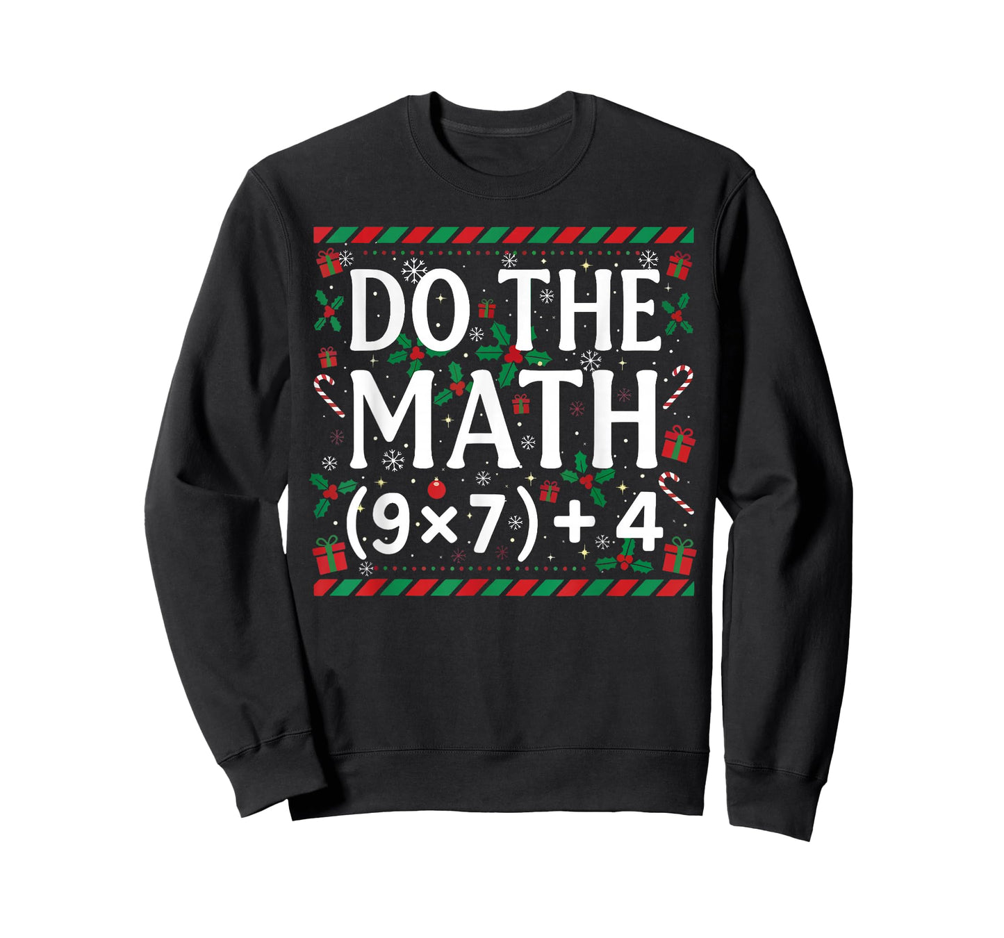 Do The Math 67 Meme Funny Six Seven Christmas Teacher T-Shirt