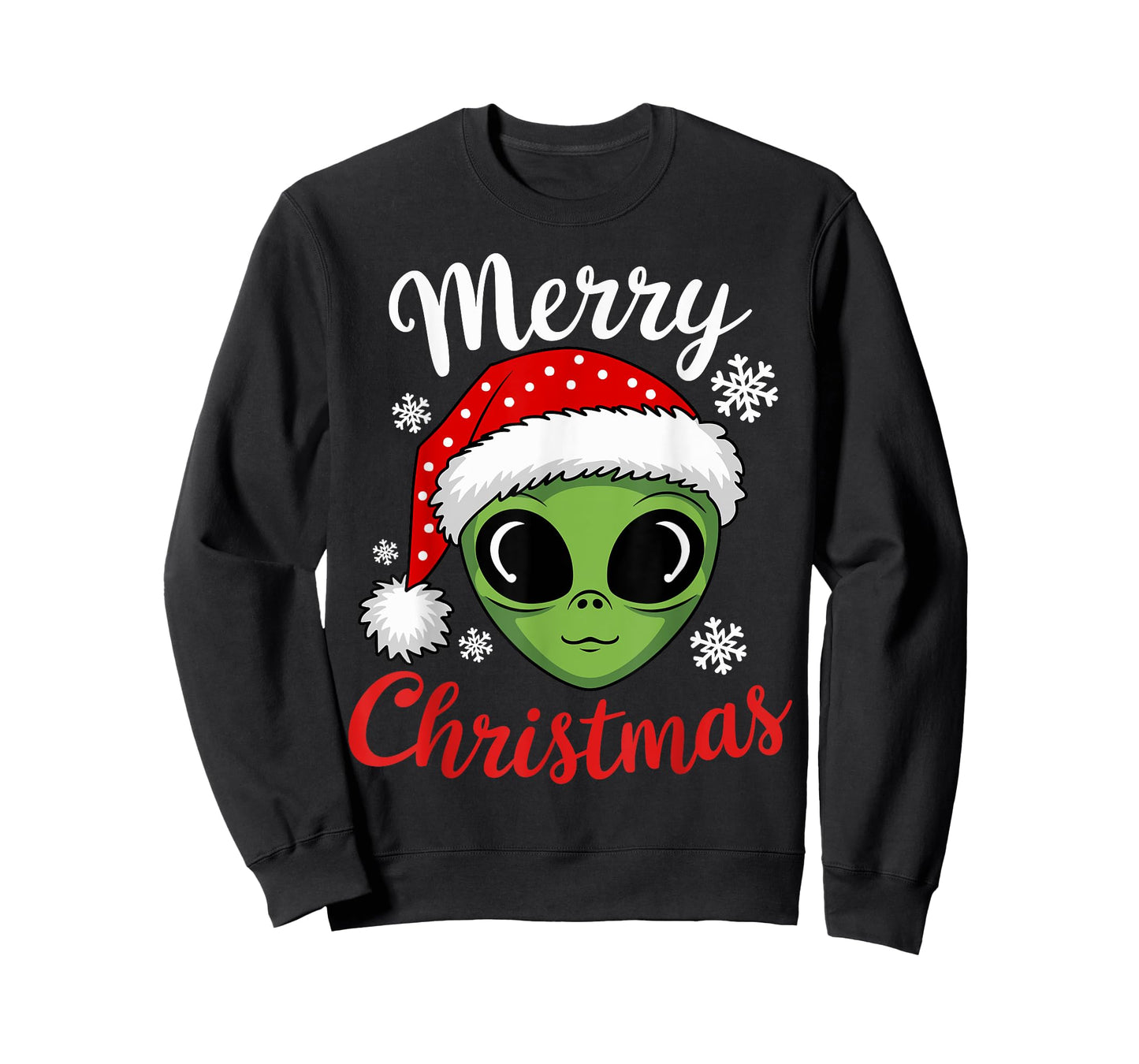 Christmas Alien Santa Christmas UFO Alien Xmas T-Shirt