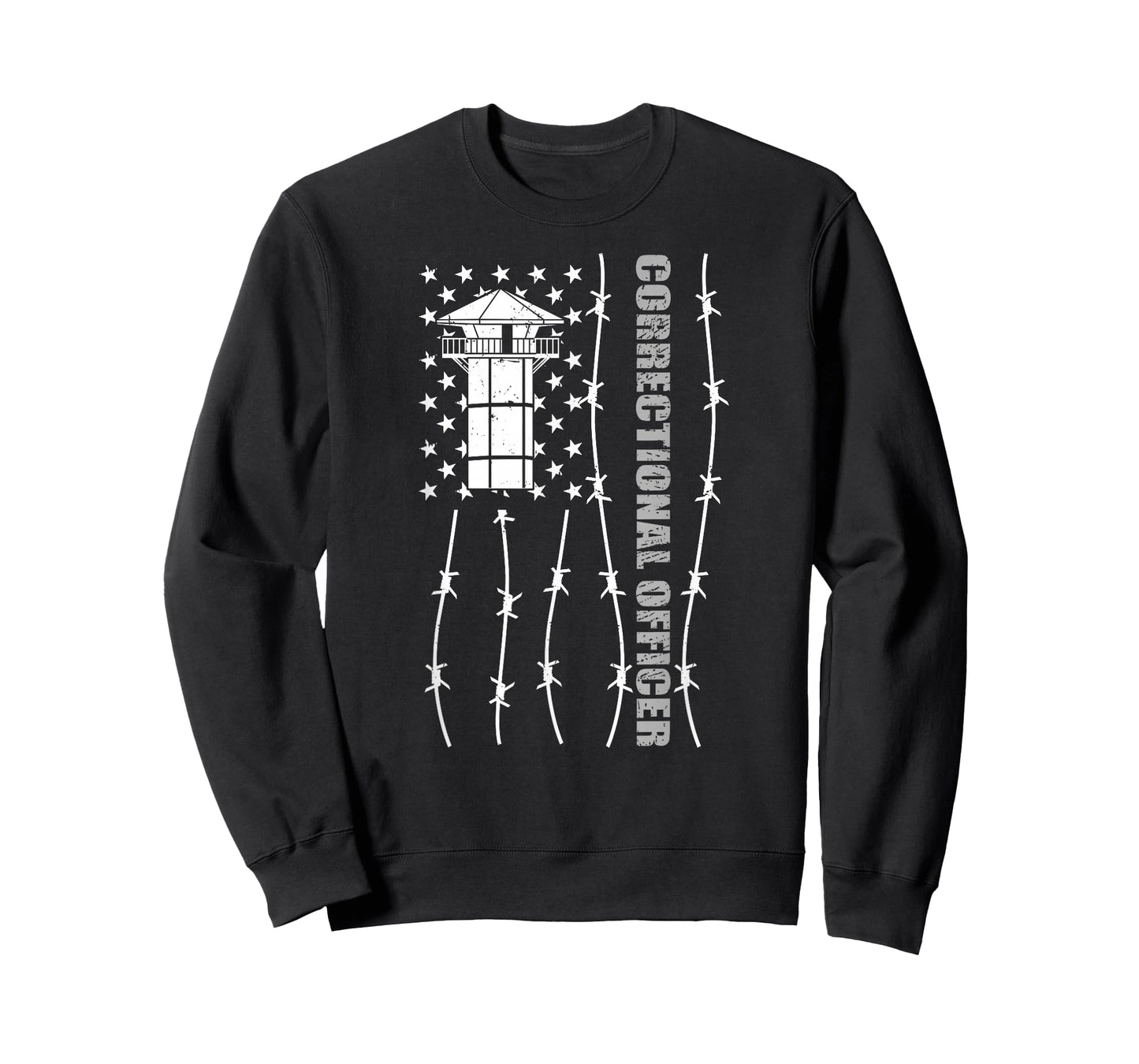 American Flag Correctional Officer - Corrections USA Flag T-Shirt