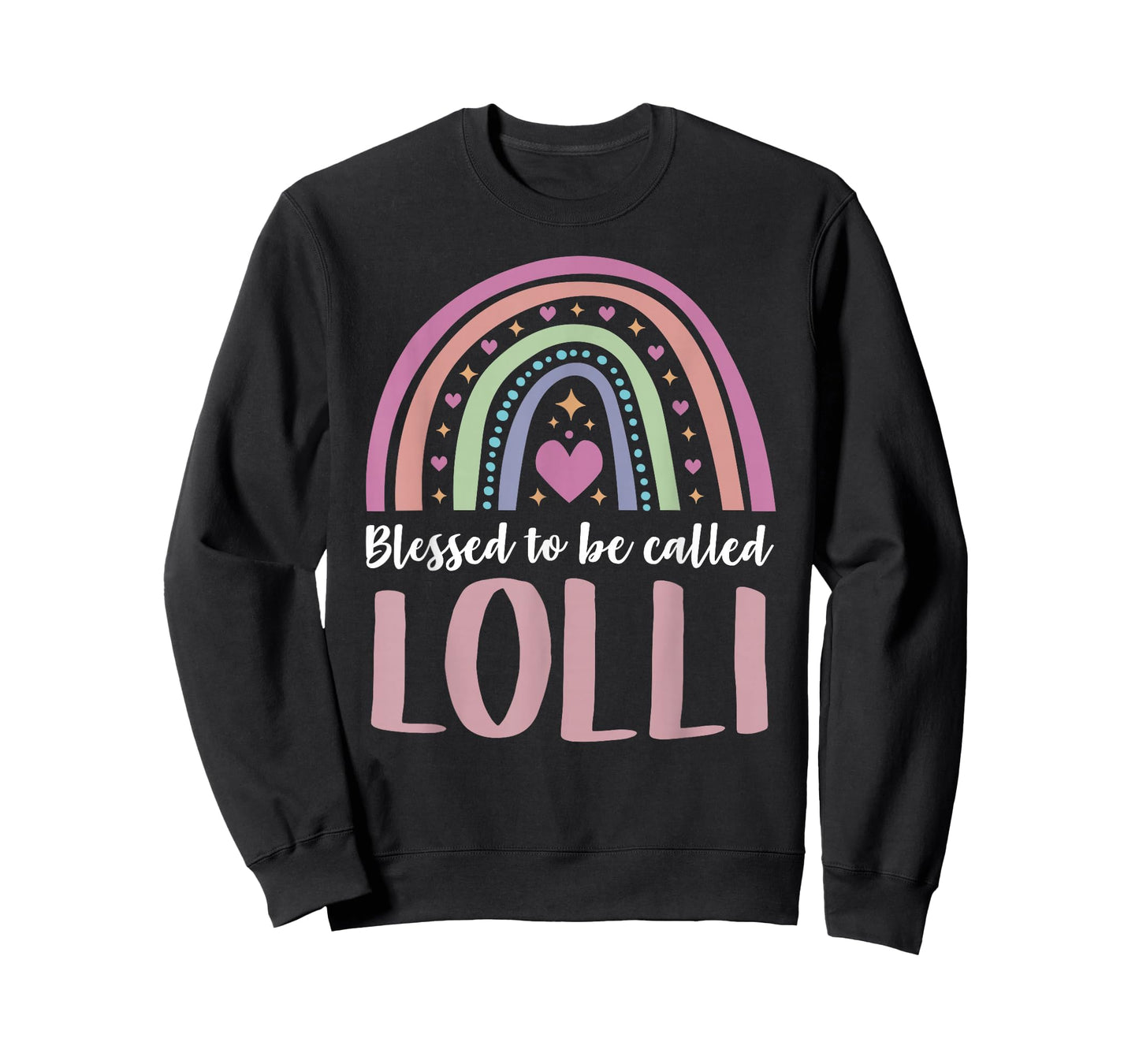 Lolli Tee Shirt for Grandma Women Mothers Day Blessed Lolli T-Shirt