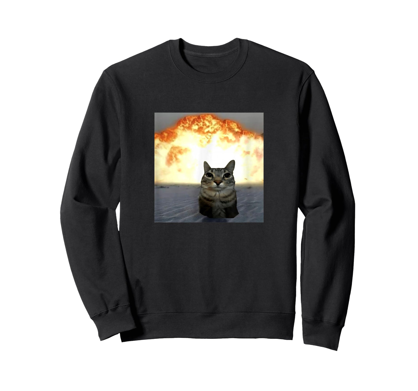 Goofy Cat Explosion T-Shirt