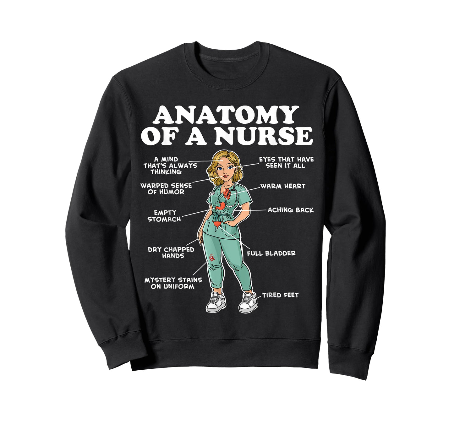 Anatomy of a Nurse T-Shirt