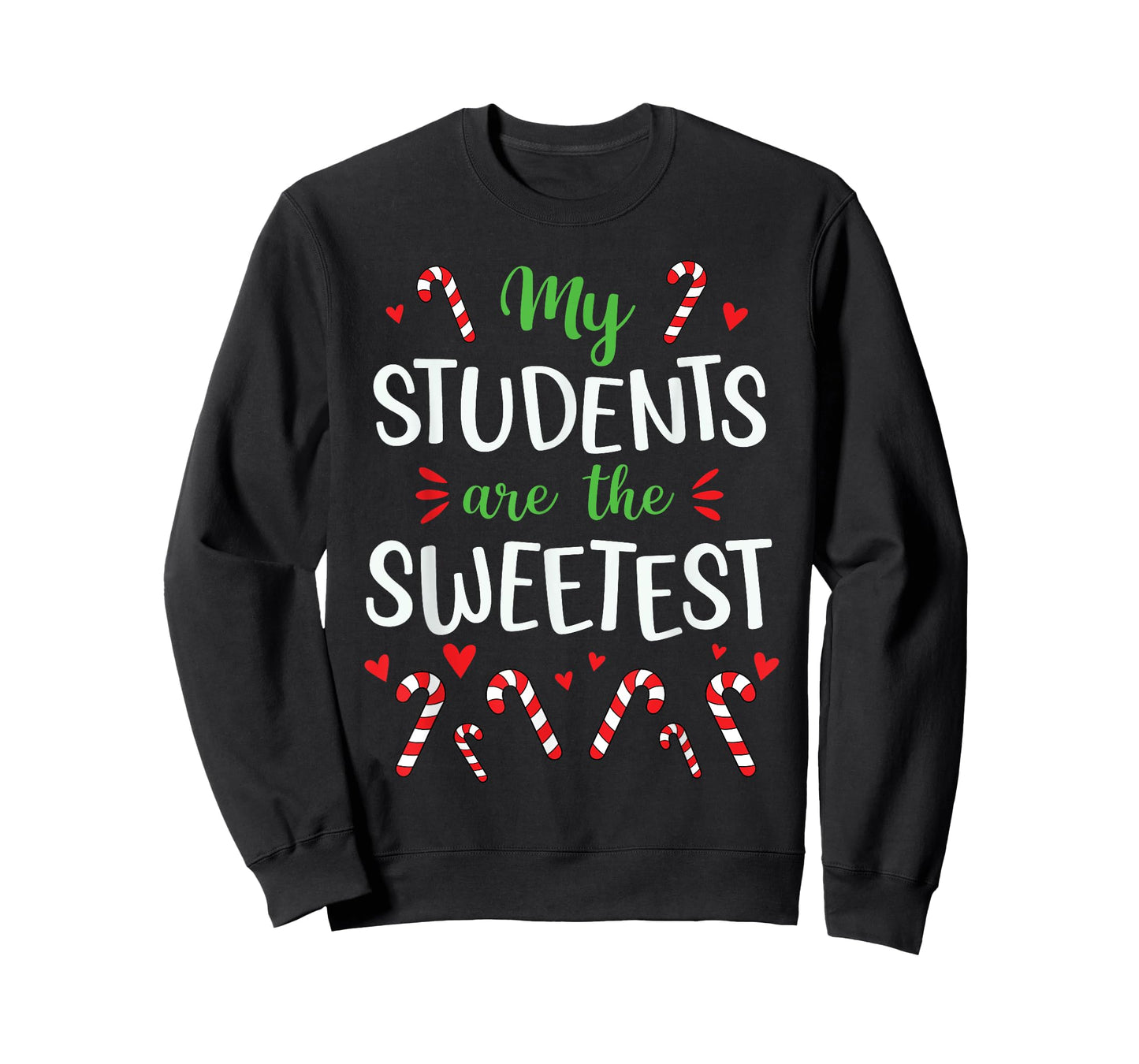 Cute Christmas Quote For Teacher Funny Winter Candy Cane T-Shirt