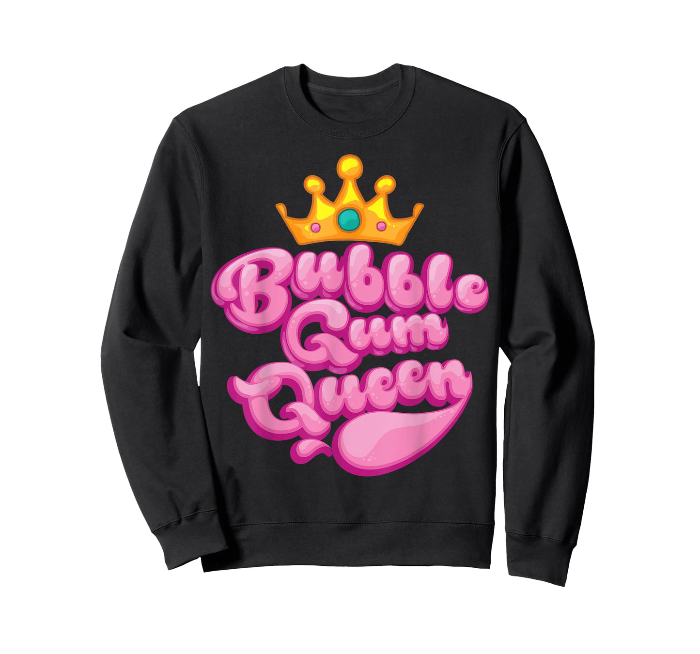 Funny Bubble Gum Queen Gift | Gumball Lovers Girls Women T-Shirt