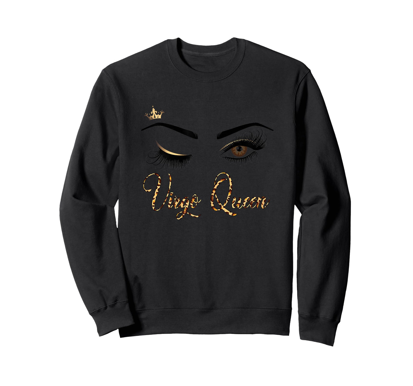 Virgo Zodiac Birthday Leopard Print For Girls Women T-Shirt