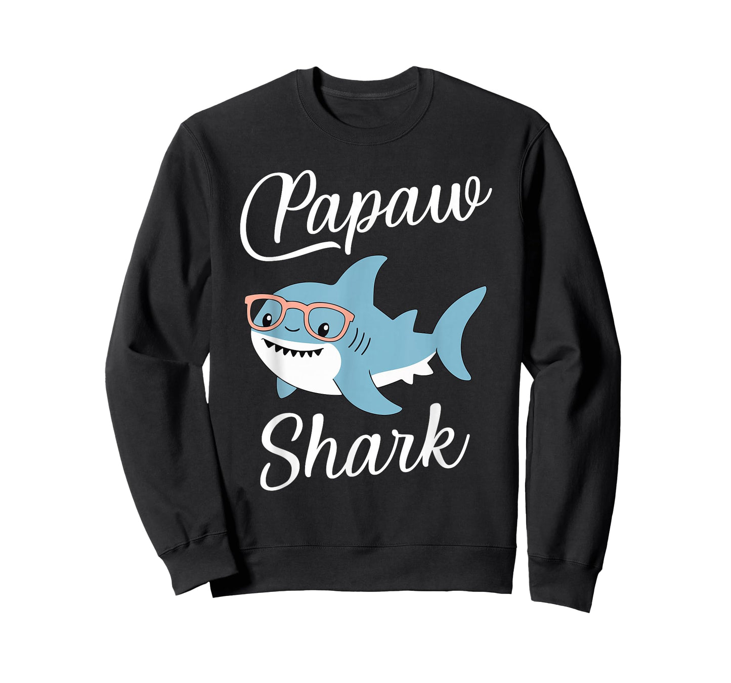 Papaw Shark Funny Matching Family Grandpa T-Shirt