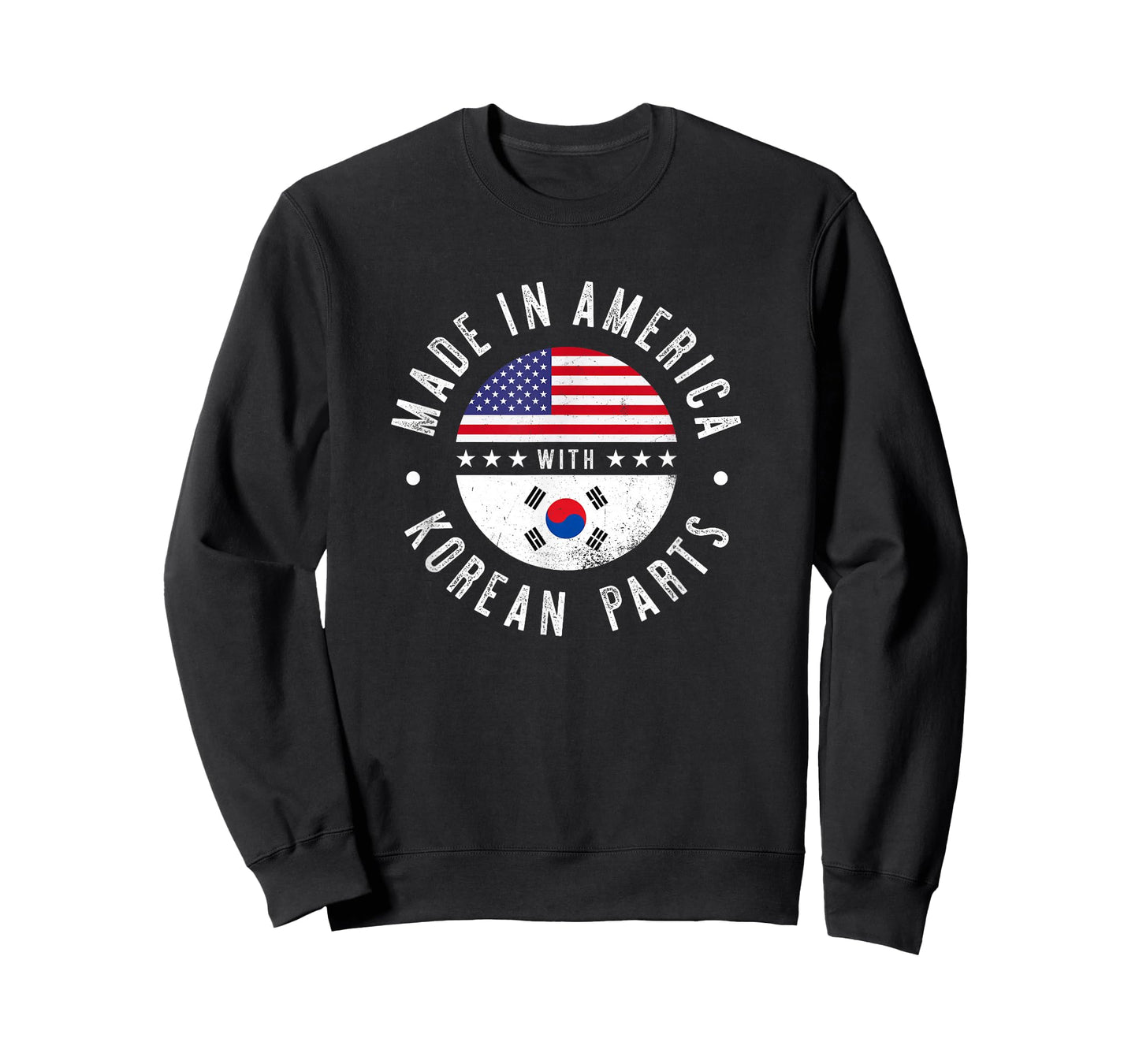 Made in America with Korean parts - South Korea pride T-Shirt